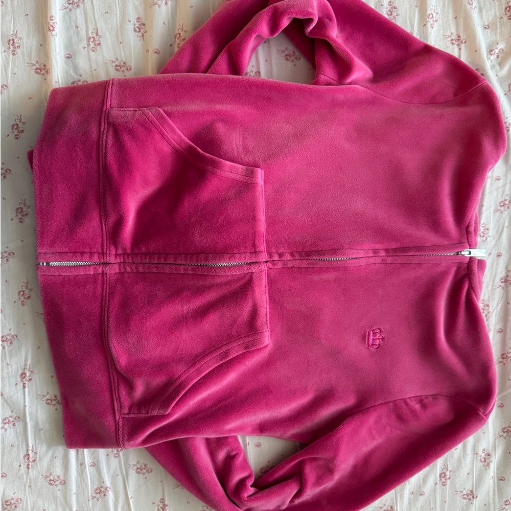 Juicy Couture Pink Zip-Up Hoodie
